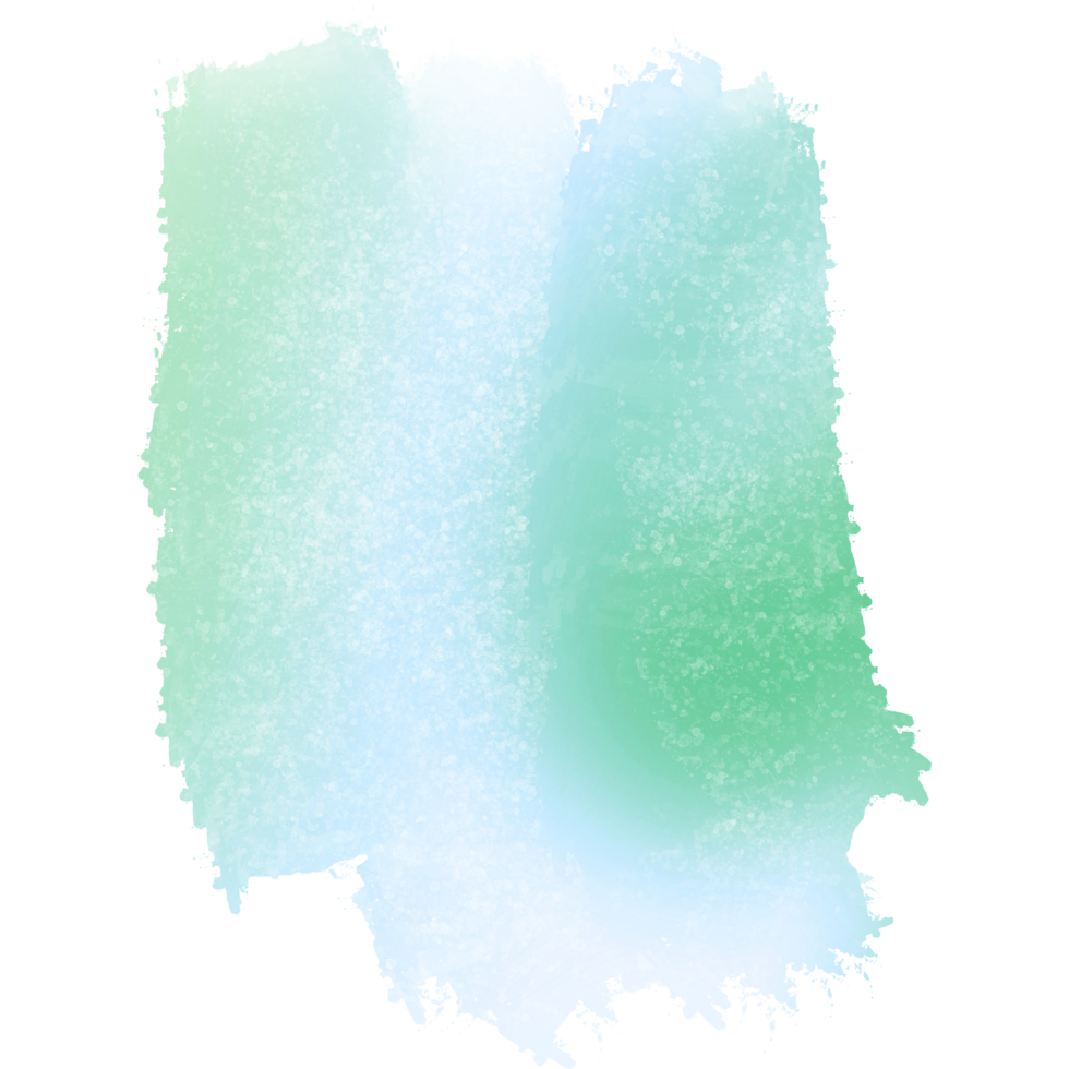 Green Gradient Brush Strokes With Rough Hand Drawn Grunge Textures png