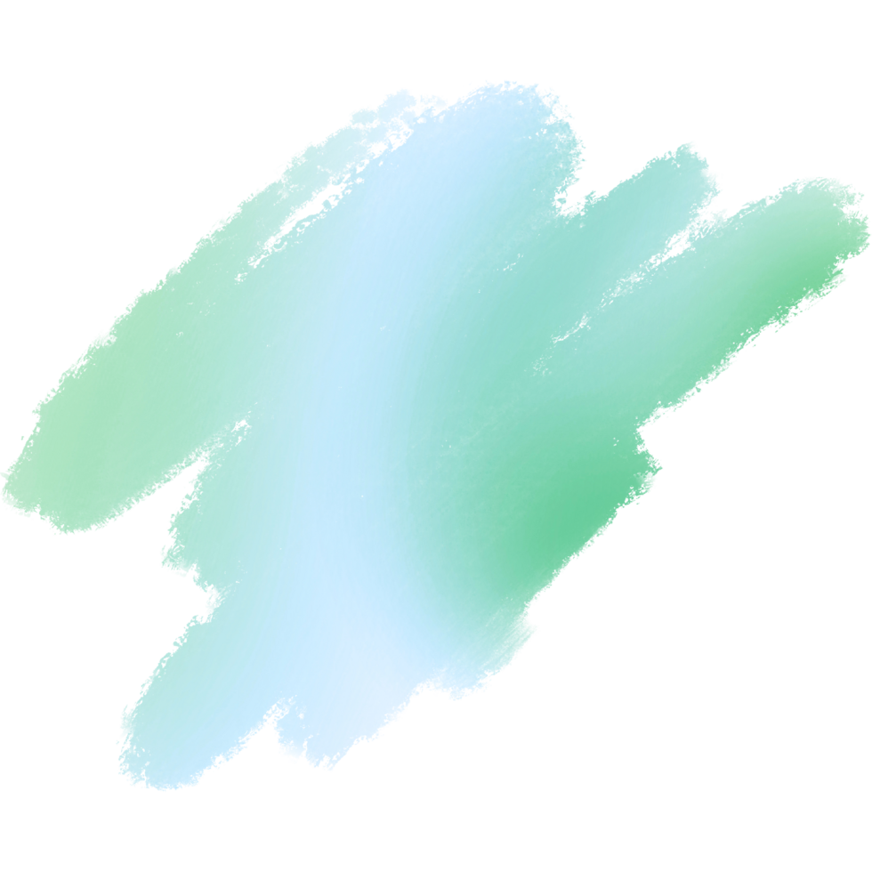Gorgeous Green Gradient Strokes Blending Into Bold Textured Grunge Inspired Marks png