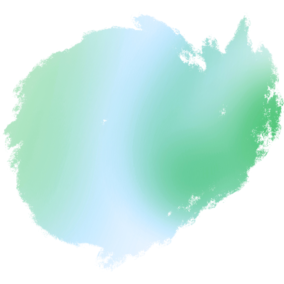 Green Gradient Strokes With Hand Drawn Rough Grunge Texture Details png