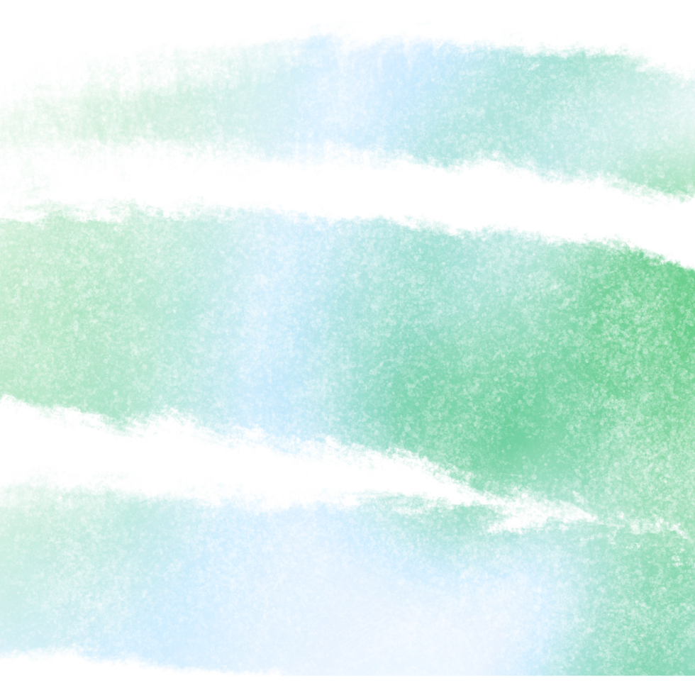 Hand Drawn Green Gradient Brush Strokes Featuring Rough Grunge Textures png