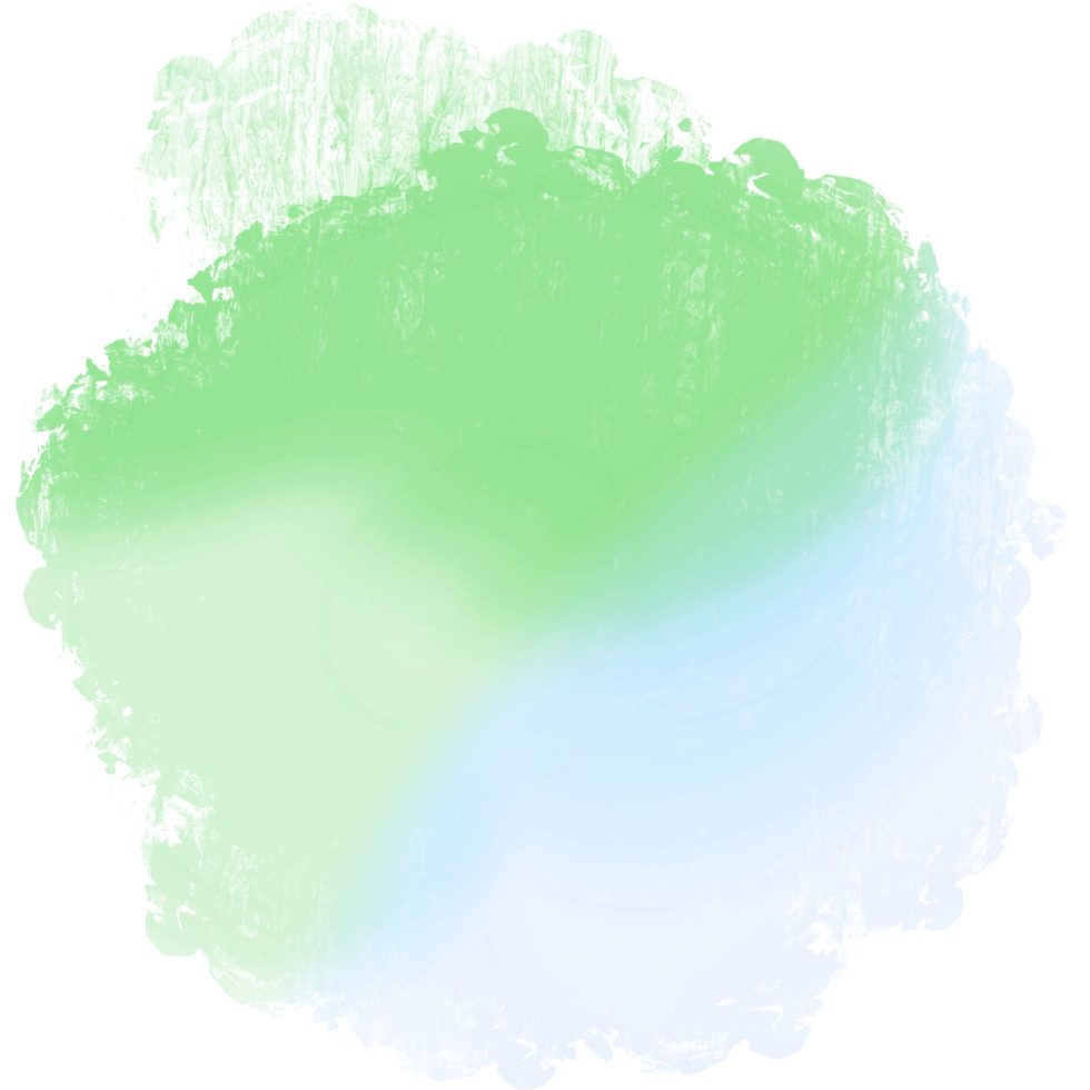 Illustration Of A Green Gradient Brush Stroke Blending Into A Raw Textured Grunge Finish png