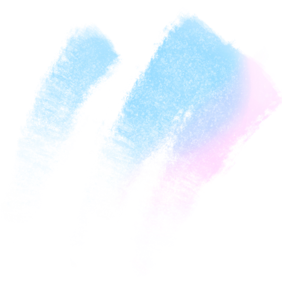 Pink And Blue Gradient Brush Strokes With Gritty Hand Drawn Grunge Details png