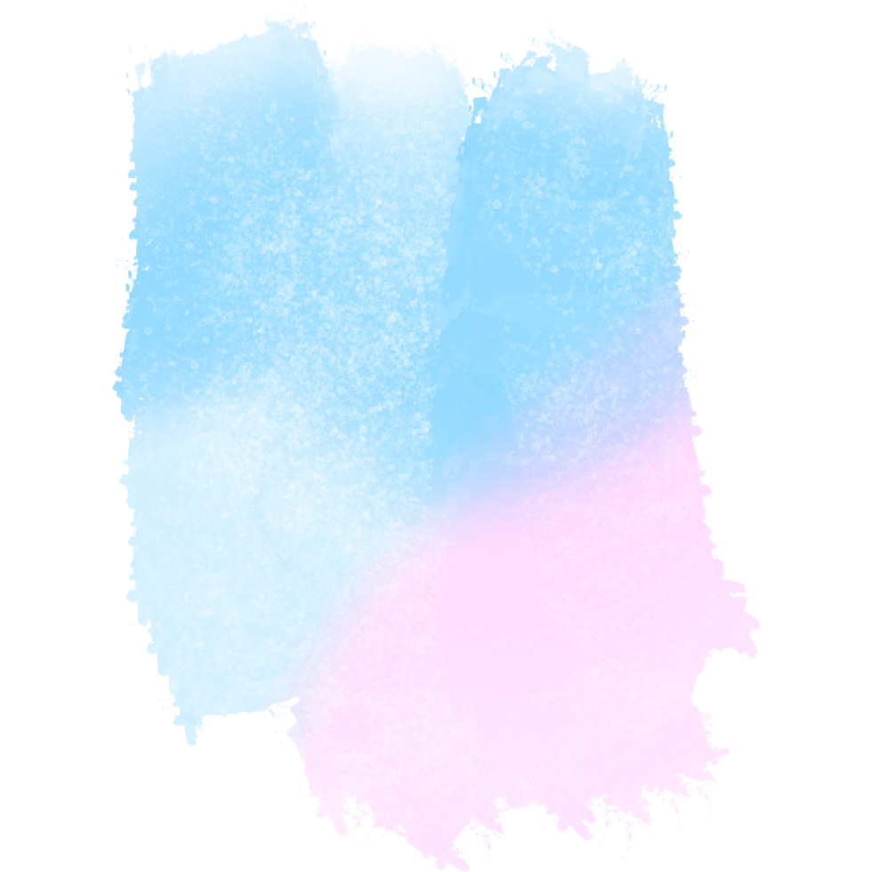 Hand Drawn Pink Blue Gradient Strokes Merging Into Rough Grunge Inspired Details png