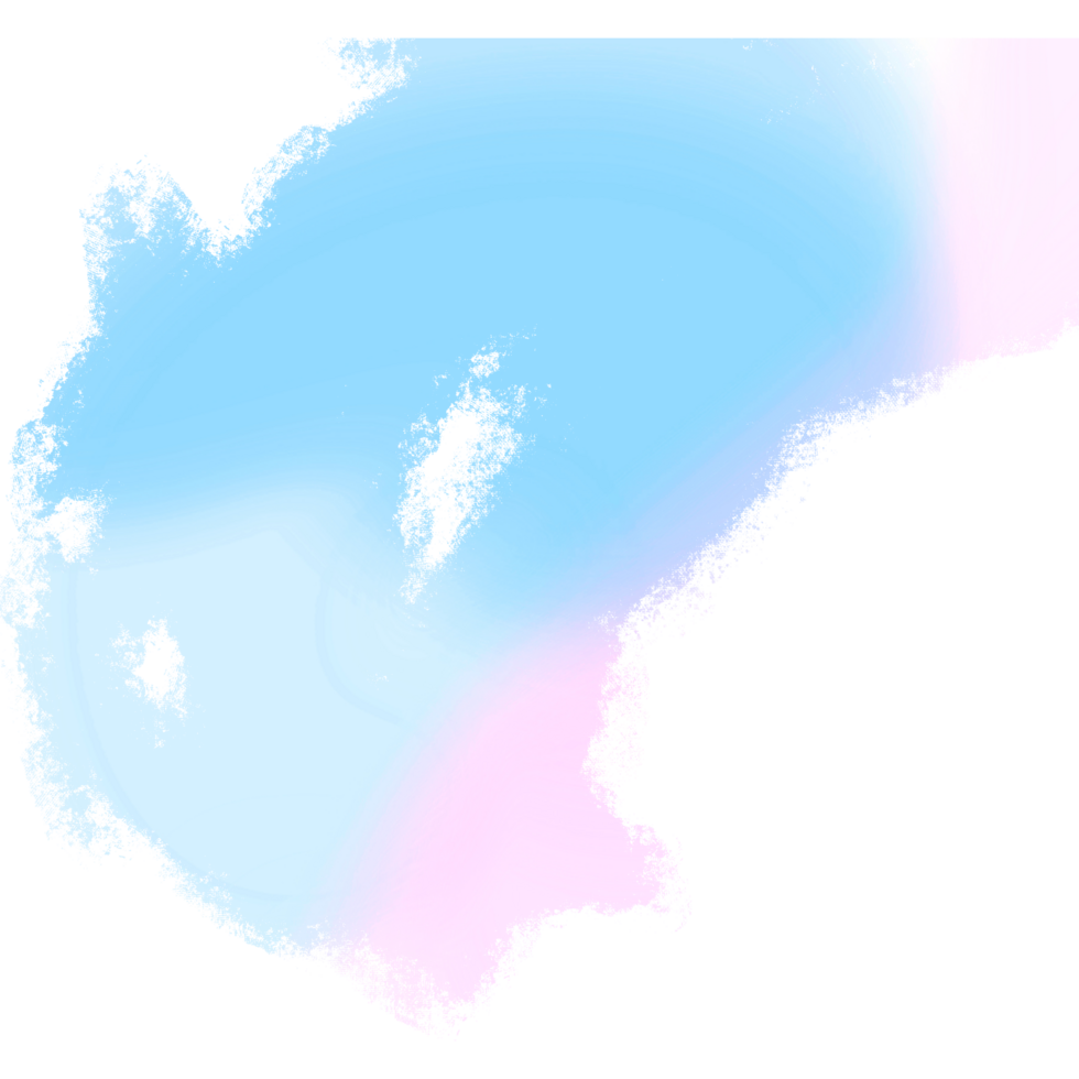 Hand Drawn Pink Blue Gradient Brush Strokes Merging Into Rough Grunge Inspired Marks png