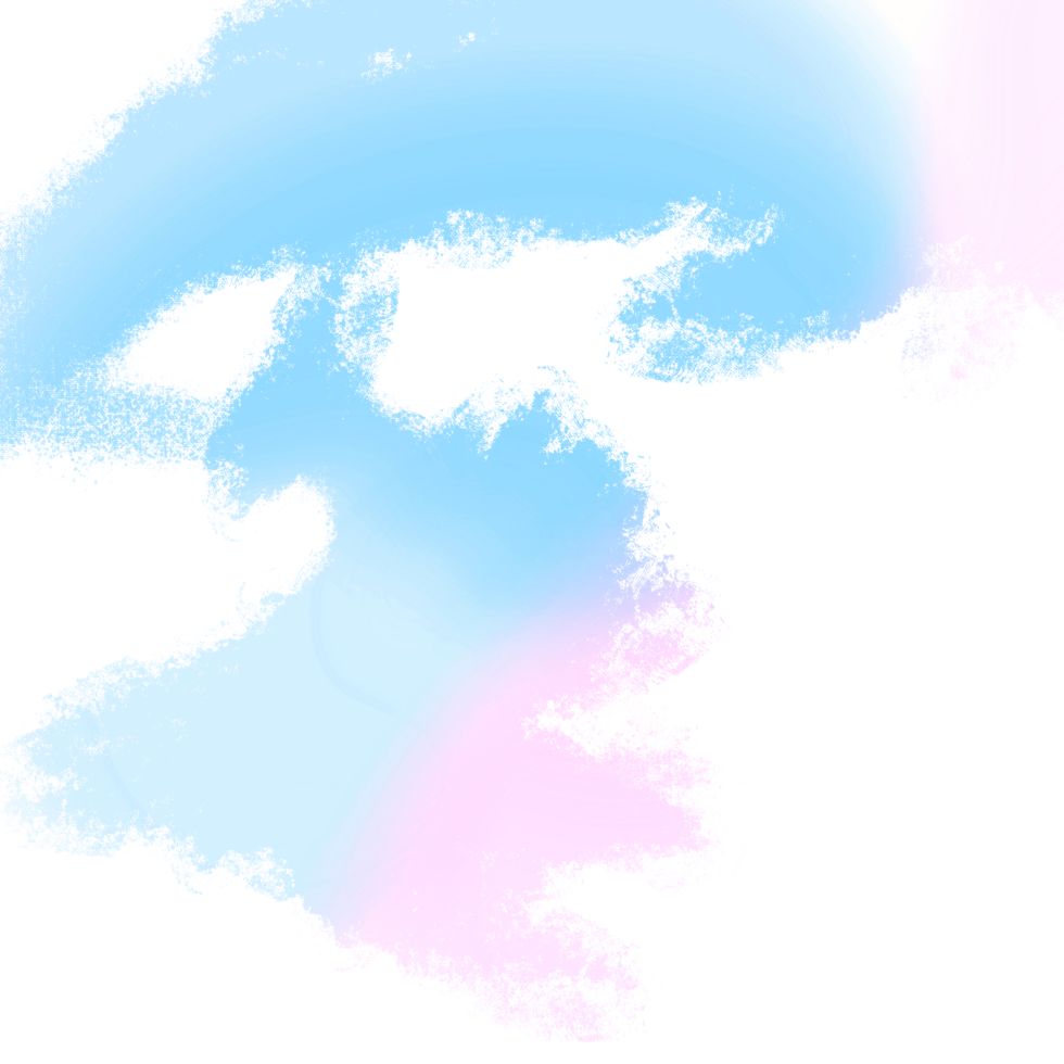 A Raw Pink Blue Gradient Stroke Blending Into Hand Drawn Grunge Inspired Textures png