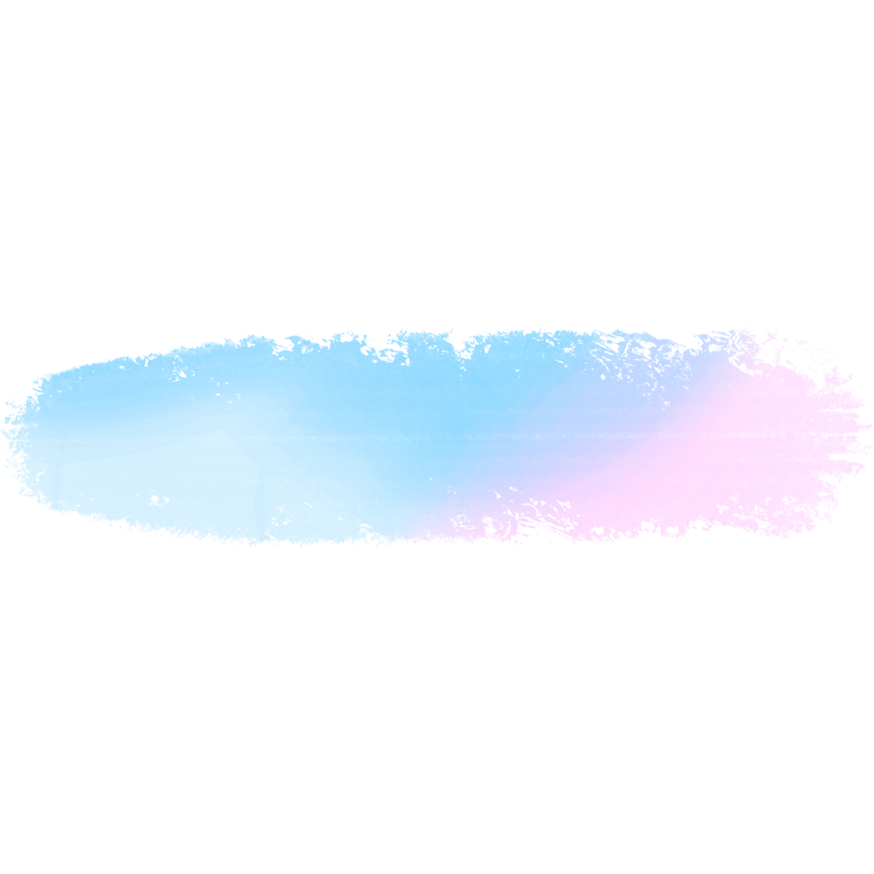 A Stunning Pink Blue Gradient Brush Stroke Merging Into Hand Drawn Grunge Details png