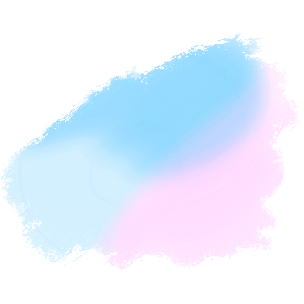 Bold Pink Blue Gradient Brush Strokes With Textured Hand Drawn Grunge Finishes png