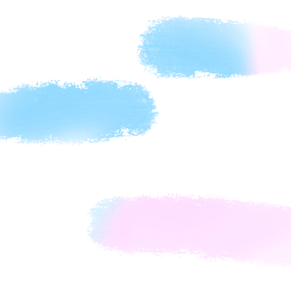 A Raw Pink And Blue Gradient Brush Stroke With Rough Hand Drawn Grunge Effects png