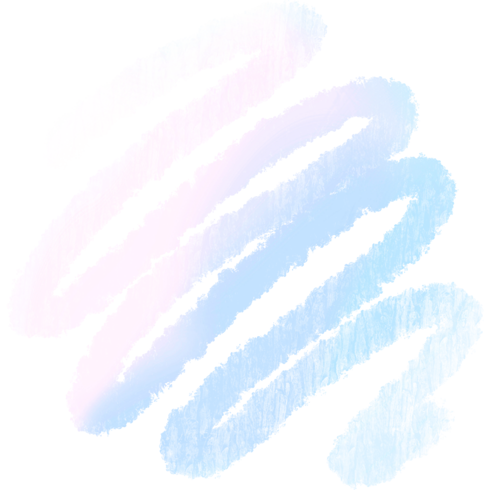 Pink Blue Gradient Brush Strokes Blending Into Bold Gritty Hand Drawn Grunge Details png