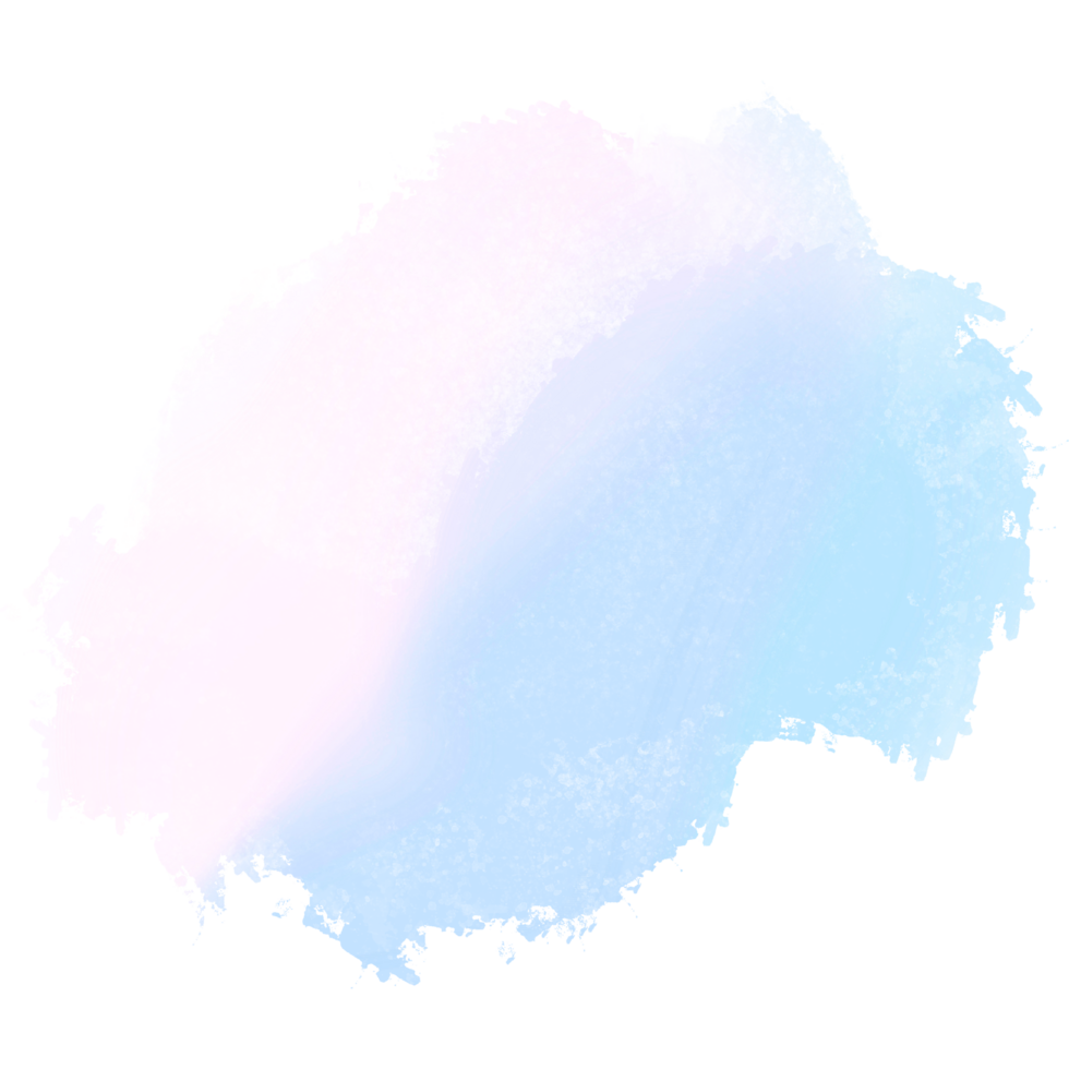 Rugged Pink Blue Gradient Strokes Merging Into Bold Hand Drawn Grunge Marks png