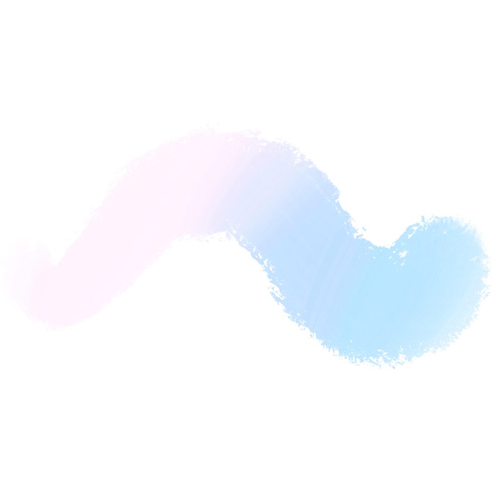 Soft Pink Blue Gradient Brush Strokes Merging Into Textured Hand Drawn Grunge Effects png