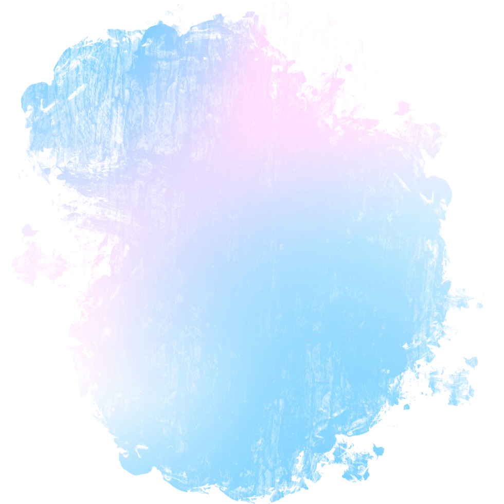 Hand Drawn Pink Blue Gradient Brush Strokes With Rugged Gritty Grunge Edges png