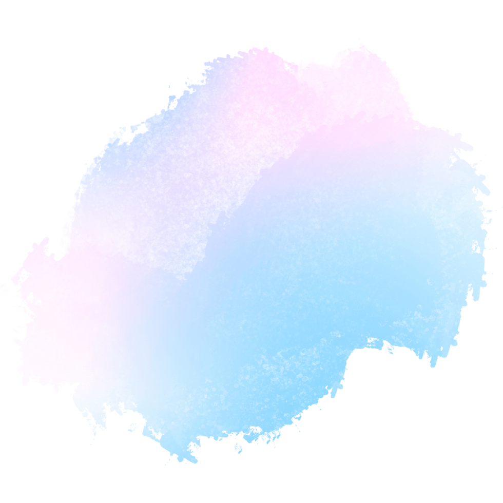 Hand Drawn Pink Blue Gradient Strokes Merging Into Rugged Textured Grunge Finishes png