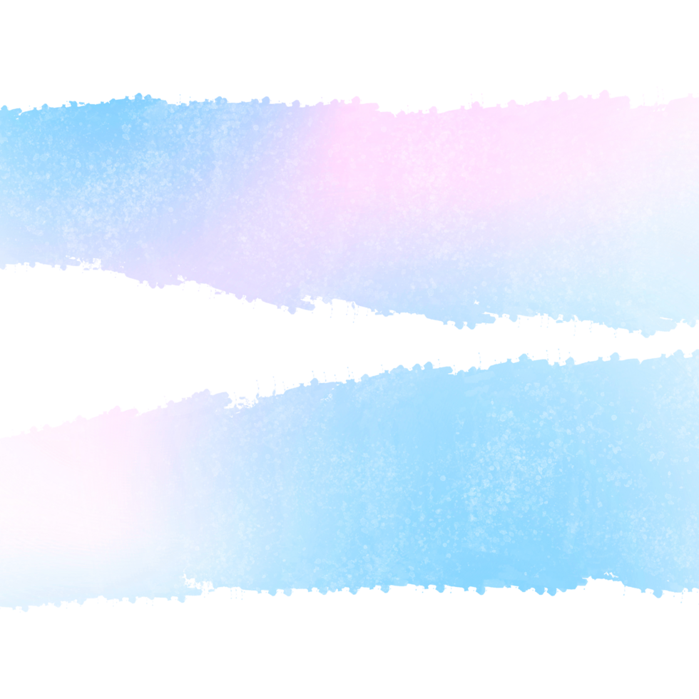 A Raw Pink Blue Gradient Stroke With Soft Transitions Into Textured Hand Drawn Grunge Effects png
