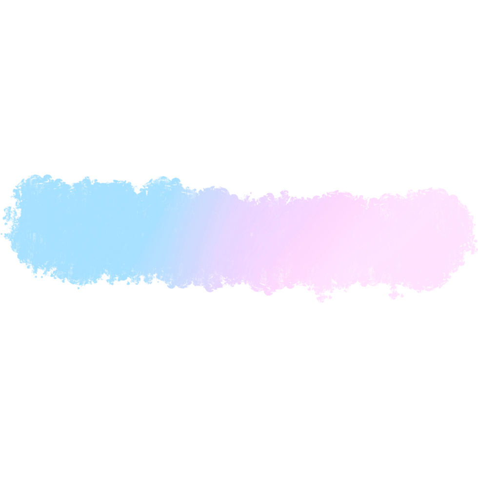 Pink Blue Gradient Brush Strokes Fading Into Rough Textured Hand Drawn Grunge Effects png