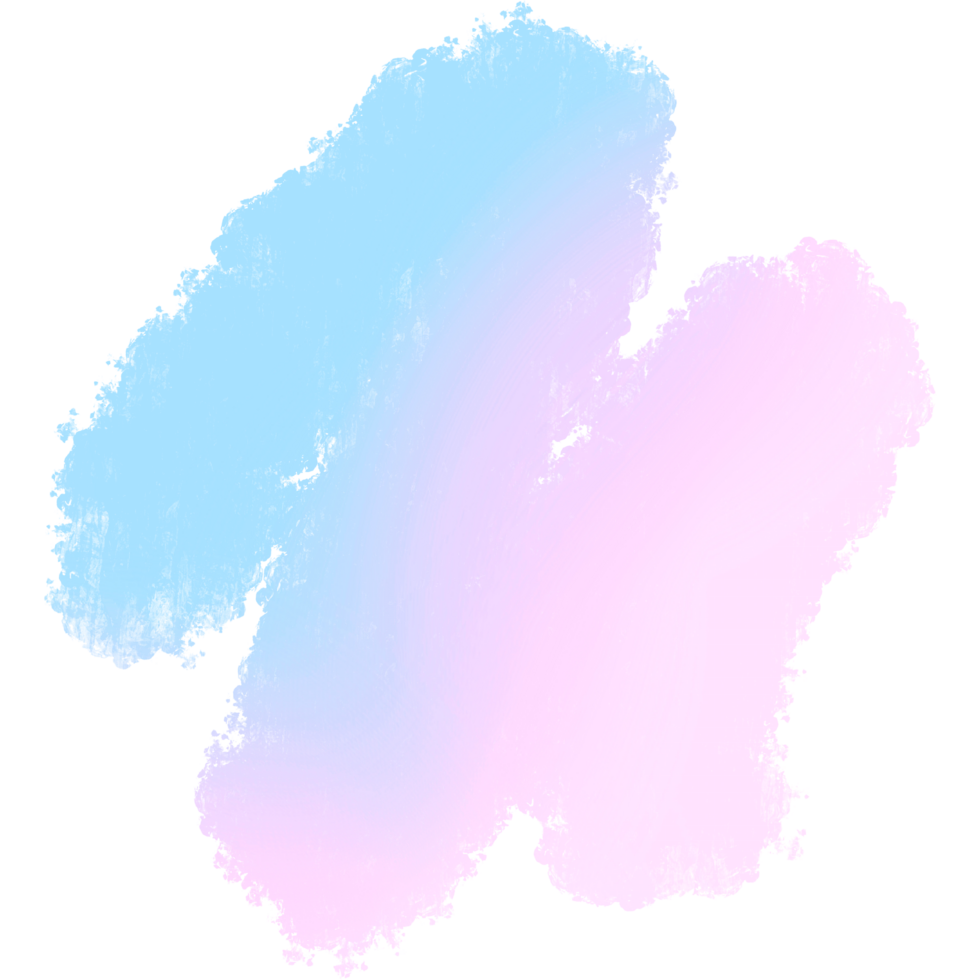 Hand Drawn Pink Blue Gradient Strokes Blending Into Rugged Bold Grunge Marks png