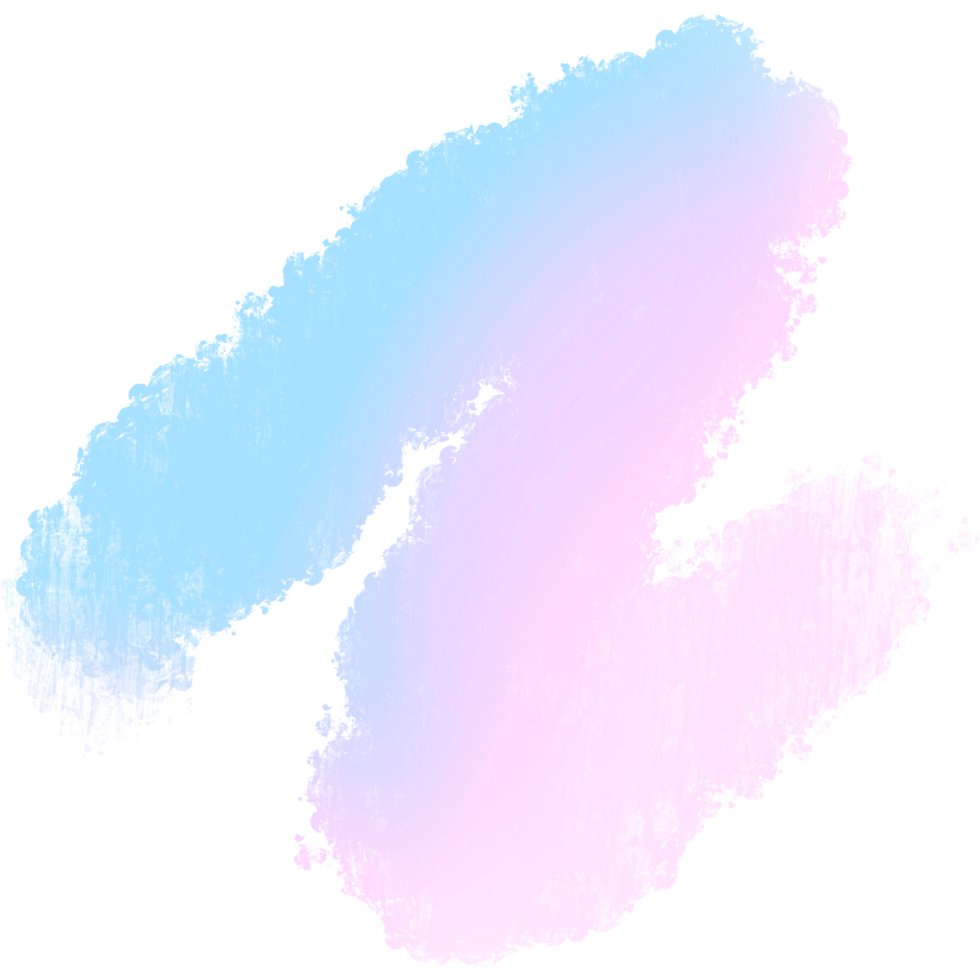 Pink Blue Gradient Brush Strokes Merging Into Rough Textured Hand Drawn Grunge Marks png