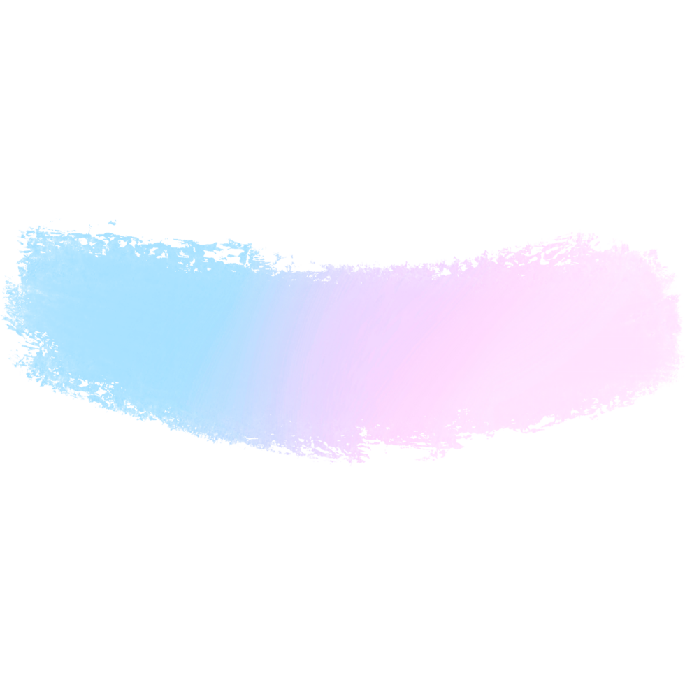Pink Blue Gradient Brush Strokes Fading Into Rough Raw Hand Drawn Grunge Inspired Finishes png
