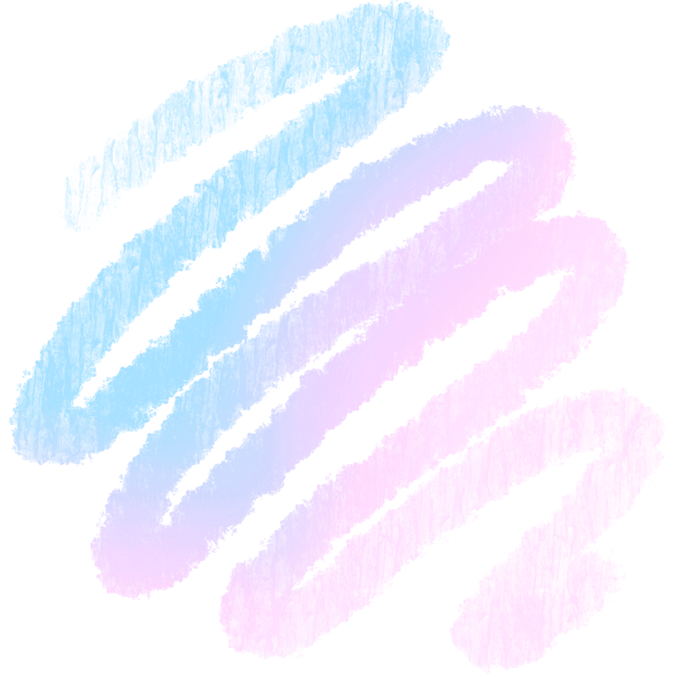 Pink Blue Gradient Brush Strokes Fading Into Bold Rugged Grunge Finishes png