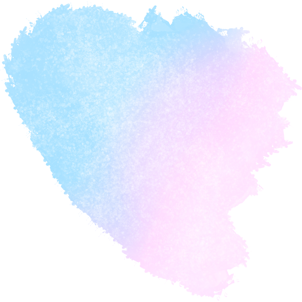 Hand Drawn Pink Blue Gradient Strokes Blending Into Raw Textured Grunge Effects png