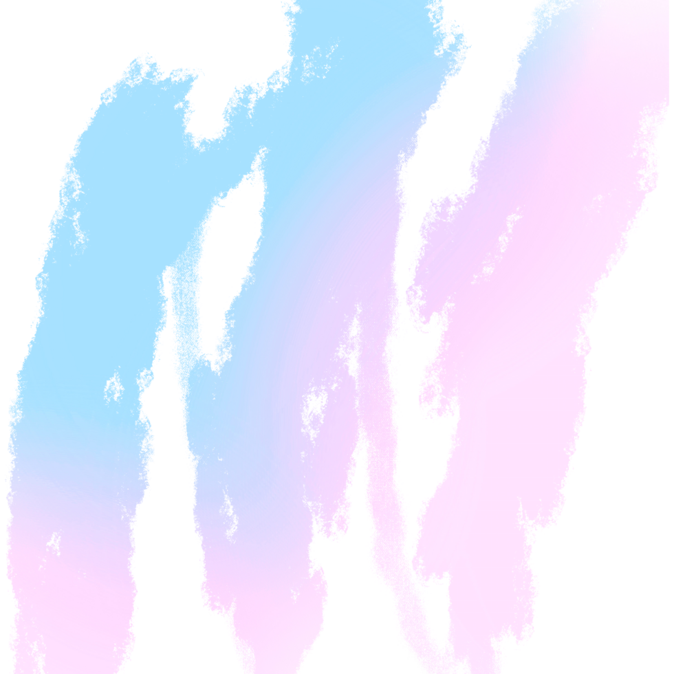 Pink Blue Gradient Brush Strokes Merging Into Textured Bold Grunge Inspired Edges png