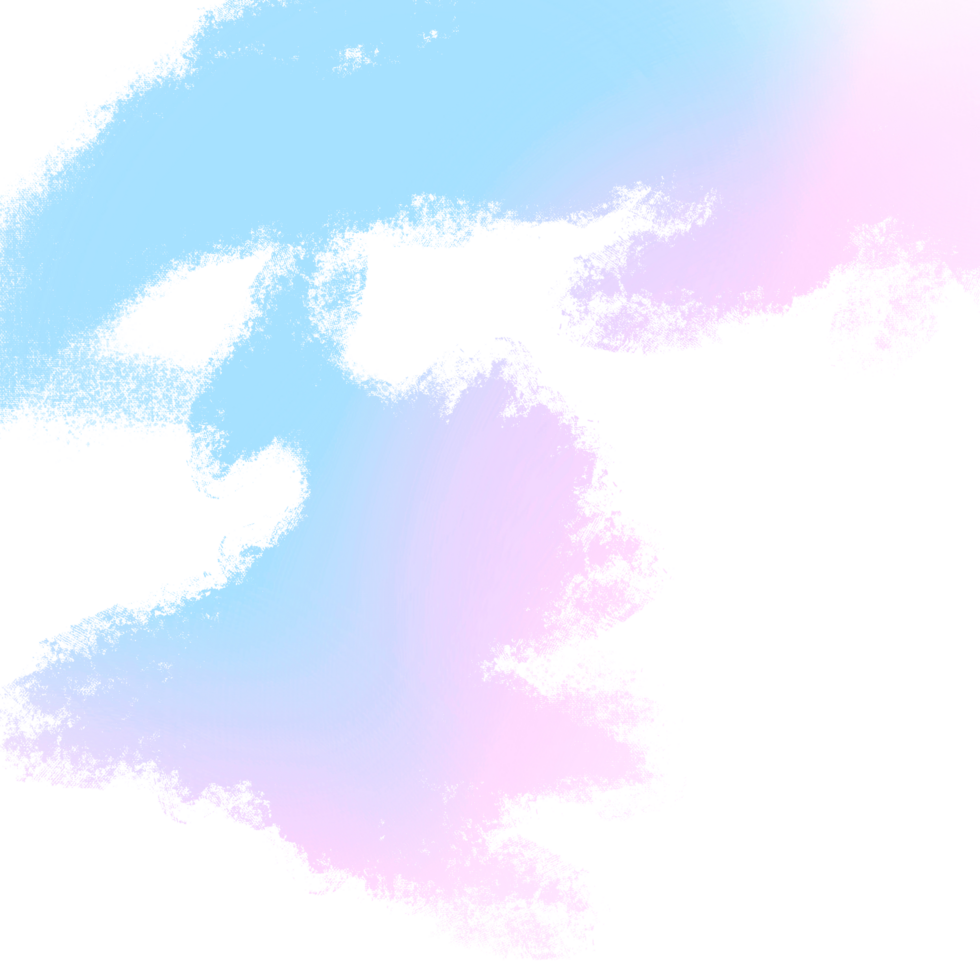Hand Drawn Pink Blue Gradient Strokes Fading Into Textured Gritty Grunge Inspired Edges png
