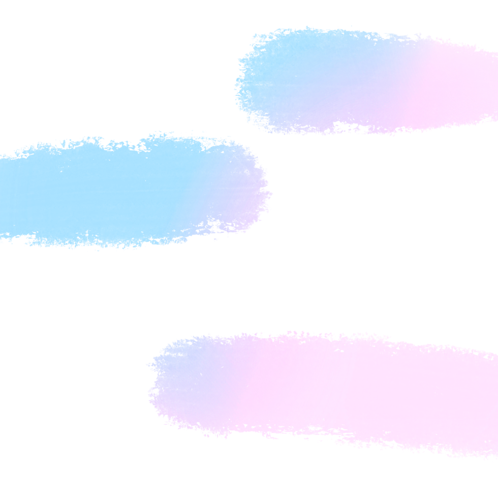 Pink Blue Gradient Brush Strokes Blending Into Rough Gritty Hand Drawn Grunge Edges png