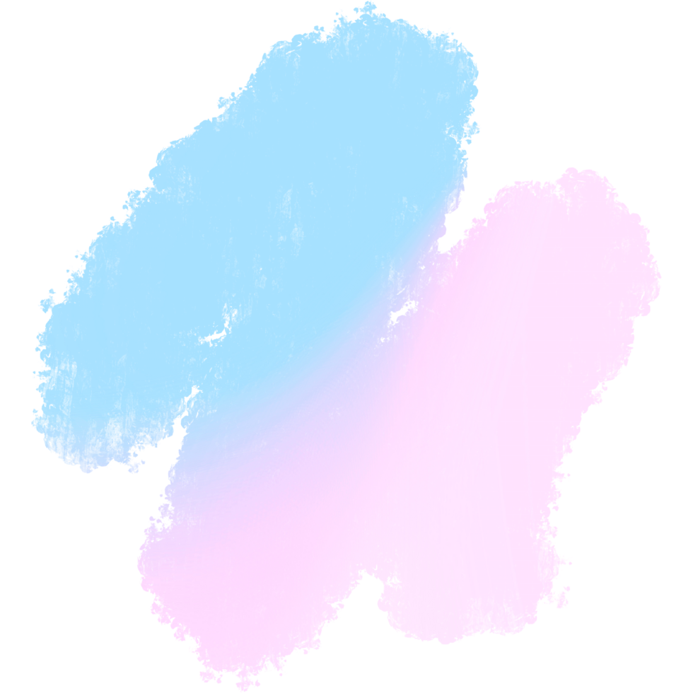 Hand Drawn Pink Blue Gradient Strokes Fading Into Textured Rough Grunge Inspired Effects png