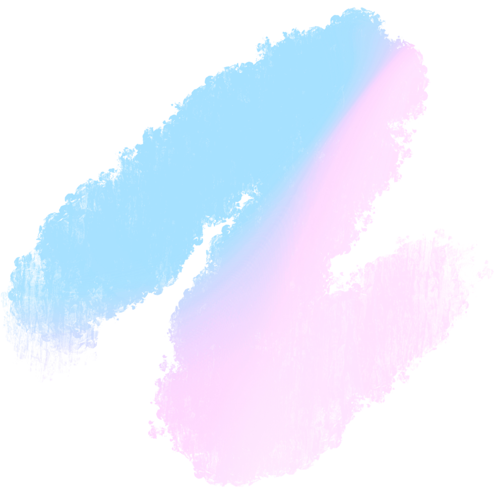 Hand Drawn Pink Blue Gradient Strokes With Textured Rough Grunge Inspired Details png
