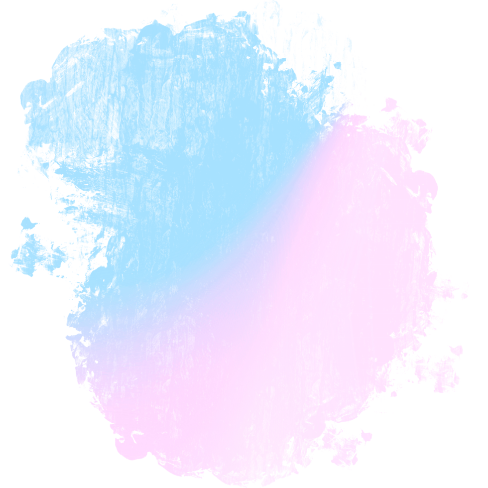 Hand Drawn Pink Blue Gradient Strokes Blending Into Rough Textured Grunge Finishes png