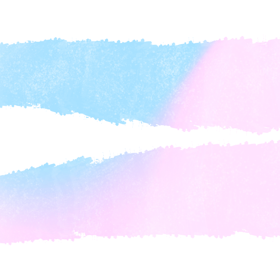 Pink Blue Gradient Brush Strokes Blending Into Rough Rugged Hand Drawn Finishes png