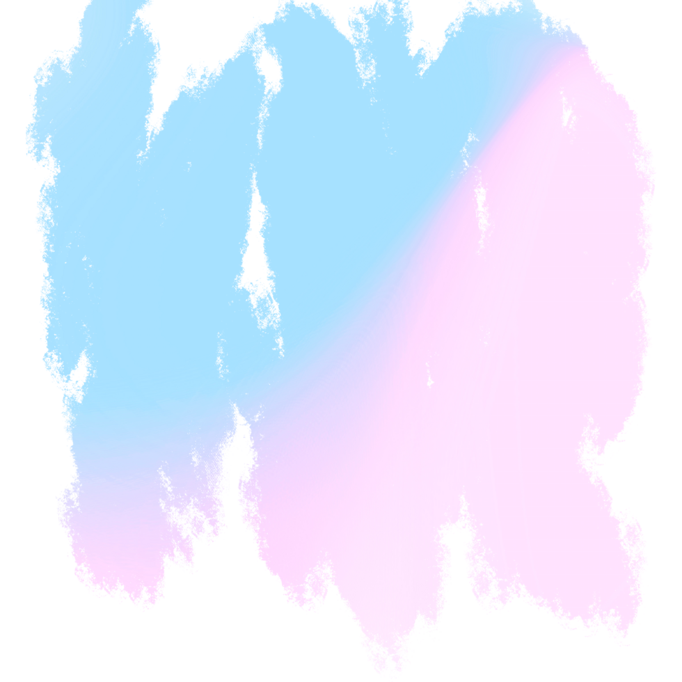 Hand Drawn Pink Blue Gradient Strokes Blending Into Rugged Gritty Grunge Inspired Finishes png