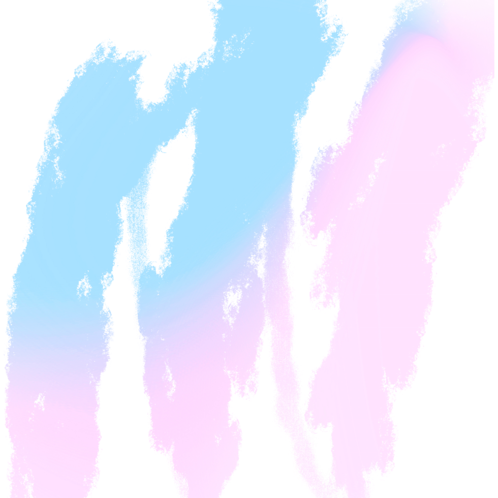 Pink Blue Gradient Brush Strokes Fading Into Rough Textured Grunge Inspired Marks png
