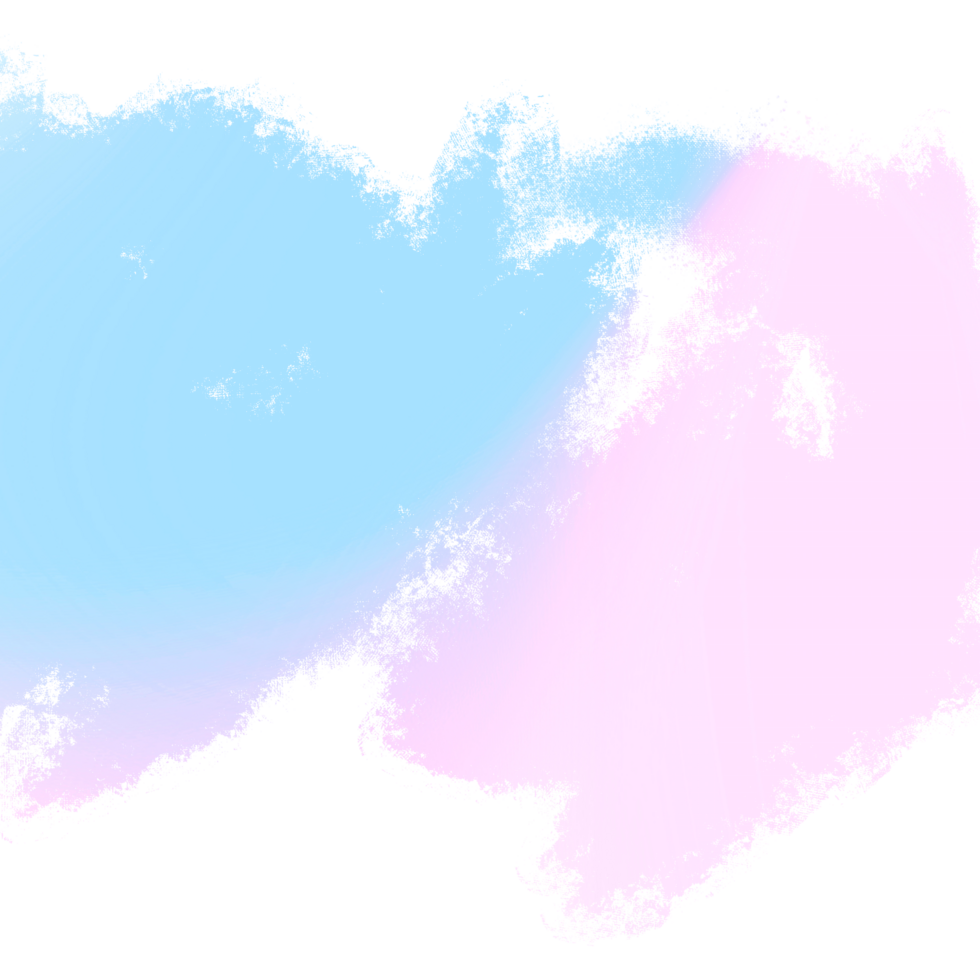 Pink Blue Gradient Brush Strokes Merging Into Rough Gritty Hand Drawn Grunge Inspired Edges png