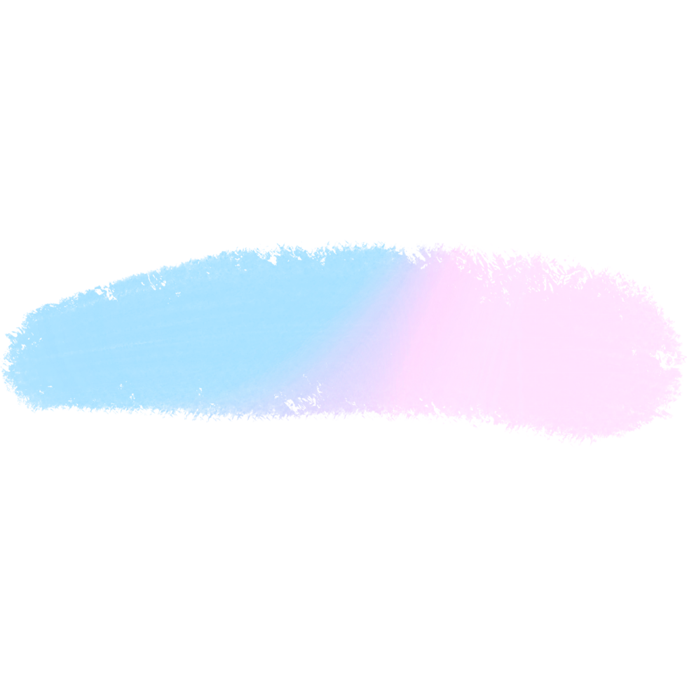 Pink Blue Gradient Brush Strokes Fading Into Textured Rough Hand Drawn Grunge Inspired Marks png