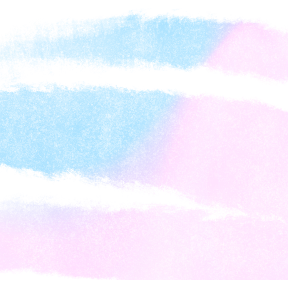 Hand Drawn Pink Blue Gradient Strokes Fading Into Textured Rough Grunge Inspired Edges png