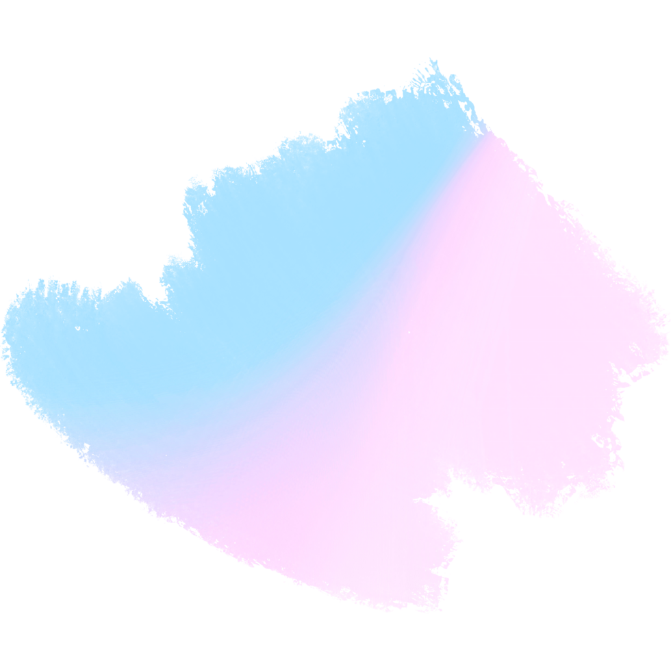 Pink Blue Gradient Brush Strokes Blending Into Bold Textured Hand Drawn Grunge Inspired Marks png