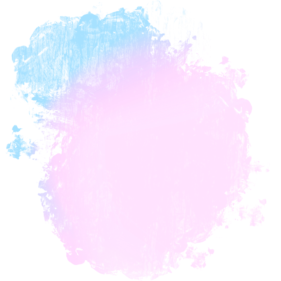 Gorgeous Pink Blue Gradient Strokes Merging Into Rough Hand Drawn Grunge Finishes png