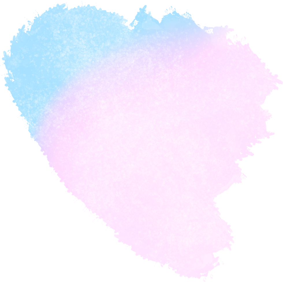 Soft Pink Blue Gradient Brush Strokes Merging Into Textured Grunge Marks png