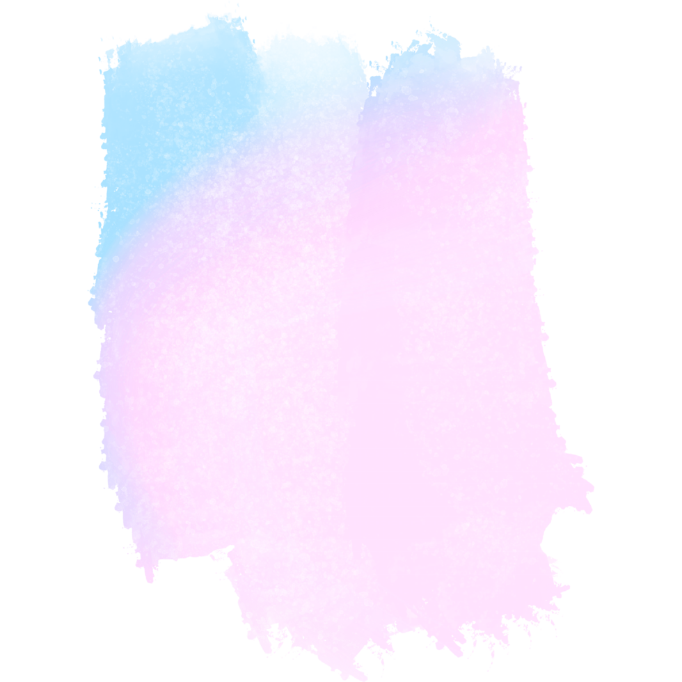 Soft Pink Blue Gradient Brush Strokes Blending Into Bold Gritty Grunge Marks png