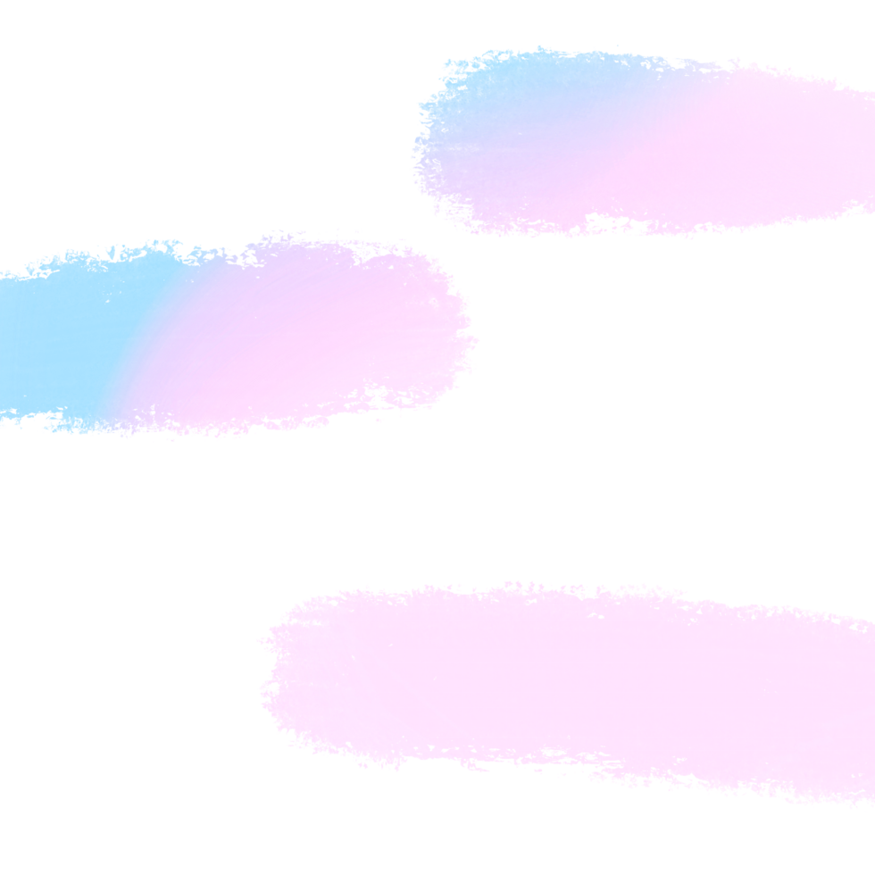 Soft Pink Blue Gradient Brush Strokes Blending Into Bold Gritty Grunge Edges png