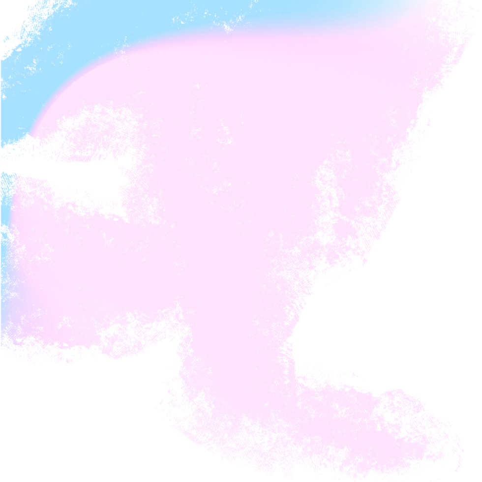 Soft Pink And Blue Gradient Brush Strokes Blending Into Rough Gritty Grunge Inspired Edges png
