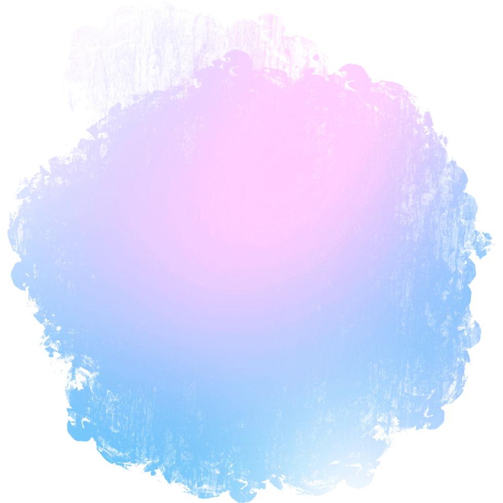 A Stunning Pink Blue Gradient Brush Stroke Blending Into Bold Gritty Grunge Marks png