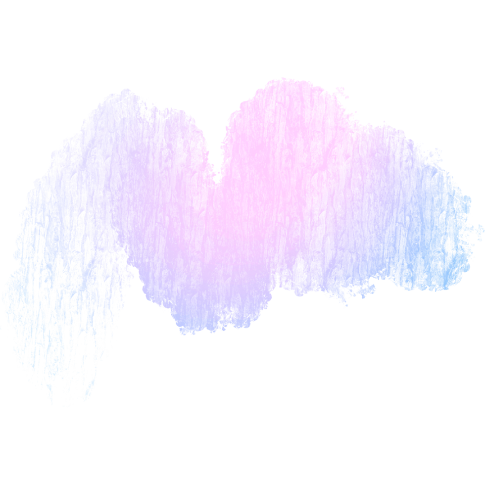 Soft Pink Blue Gradient Brush Strokes Fading Into Rough Gritty Grunge Edges png