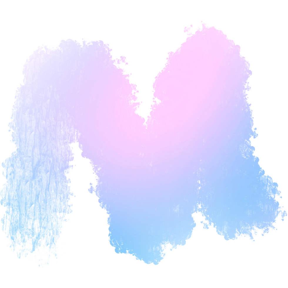 Gorgeous Pink Blue Gradient Brush Strokes Merging Into Textured Rugged Grunge Effects png