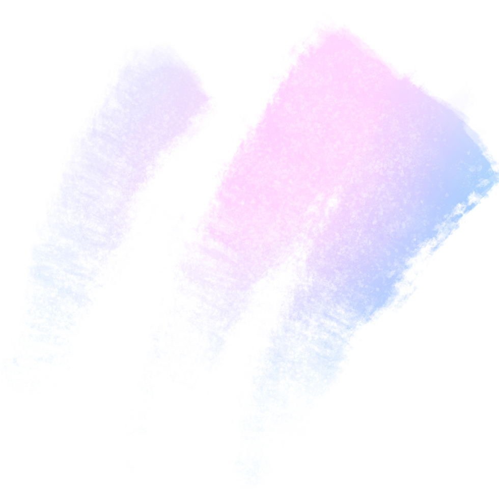 Gorgeous Pink Blue Gradient Brush Strokes Fading Into Bold Gritty Grunge Edges png