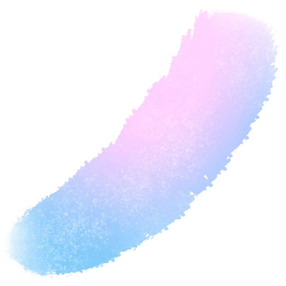 Gorgeous Pink Blue Gradient Brush Strokes Blending Into Rugged Raw Grunge Inspired Details png
