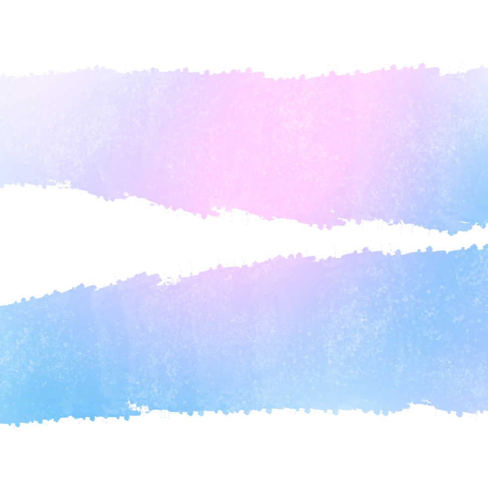 A Stunning Pink Blue Gradient Brush Stroke Fading Into Rough Raw Grunge Details png
