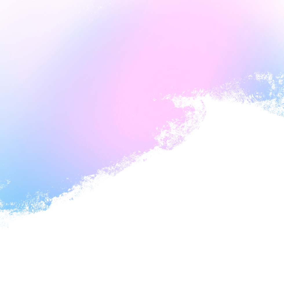 Soft Pink Blue Gradient Strokes Blending Into Bold Rough Grunge Inspired Edges png