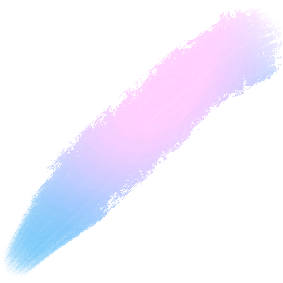 A Stunning Pink Blue Gradient Brush Stroke Fading Into Textured Gritty Grunge Marks png